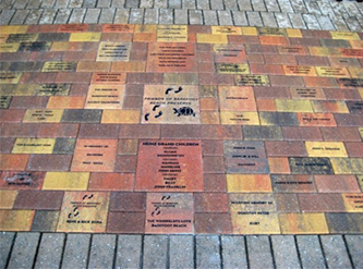 Custom Engraved Bricks, Fundraising