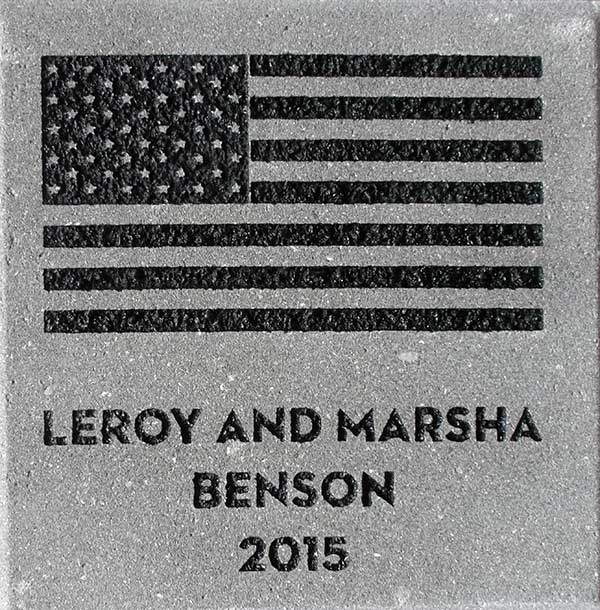 engraved brick for fundraising