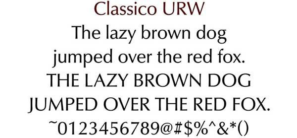 Font URW for Engraved Brick