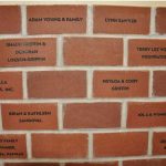 Engraved Brick Wall