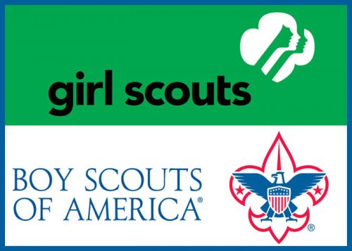 Fundraising Girl Scouts