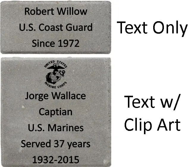 Engraved Memorial Bricks