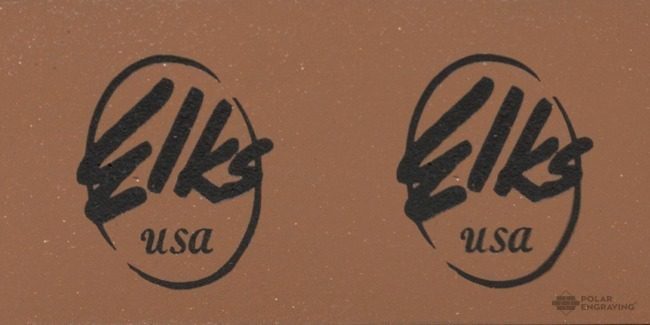 Engraved Tile for The Elks