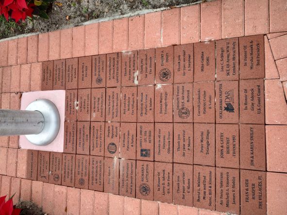 Veterans Memorial Bricks Umatilla Village