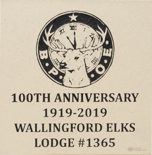 Engraved Tile Elk Lodge