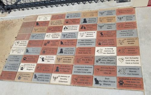 Engraved Bricks Pet Shelter