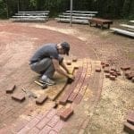 Veterans Memorial Bricks Pathway