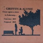 Engraved Tile With art