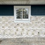 Engraved Brick Wall
